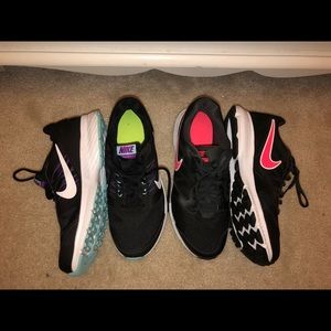 Black Nike Running Shoes Bundle *Brand New*